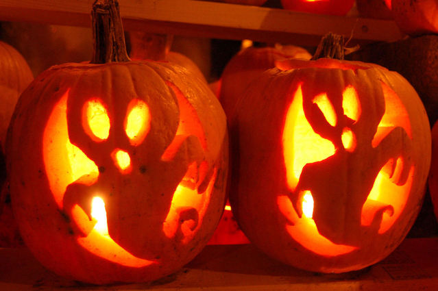 pumpkin ghosts